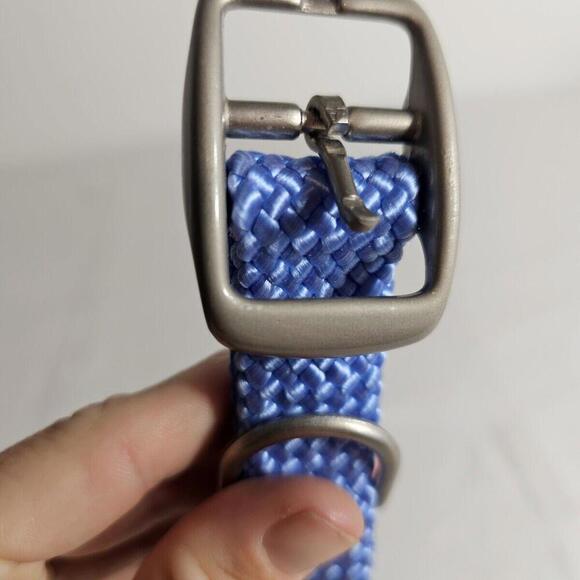 Mendota Pet Collar Braided Dog  1"w Up To 24" MADE in the USA HANDCRAFTED Blue - Picture 4 of 6